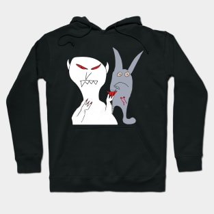 Vampire and bunny Hoodie